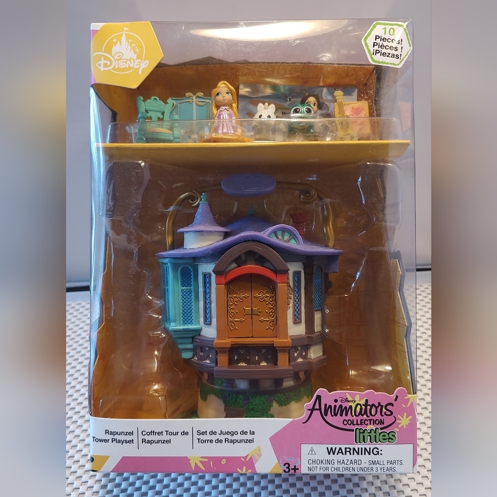 Rapunzel Tower Playset Disney Animators' Collection Littles Playset Princess NWT